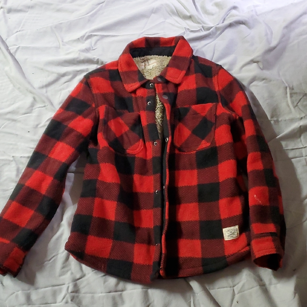 Weatherproof Vintage Red and Black Jacket